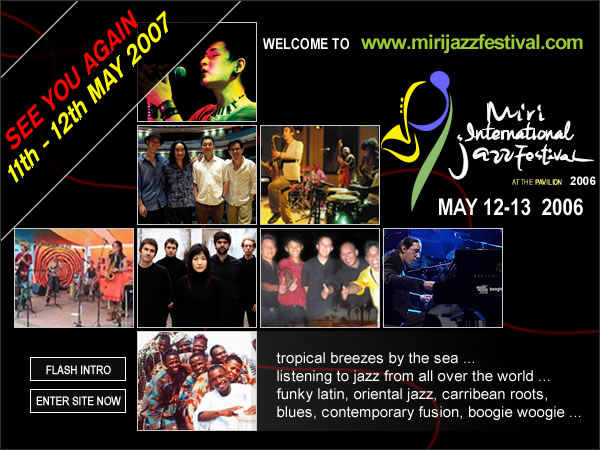 Welcome to Miri International Jazz Festival 2006